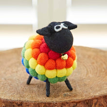 Load image into Gallery viewer, Felt Sheep Ornament - Handmade
