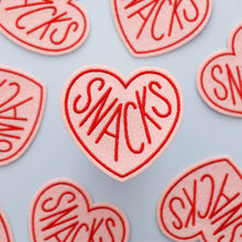 Load image into Gallery viewer, Heart Snacks - Embroidered Patch
