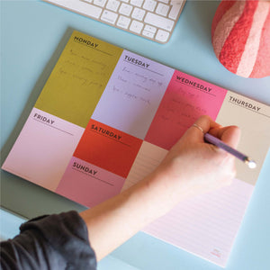 A4 Weekly Planner Pad - Block My Life