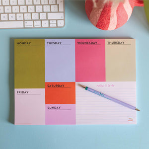 A4 Weekly Planner Pad - Block My Life