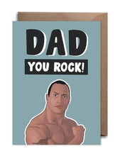 Load image into Gallery viewer, The Rock Father's Day Card
