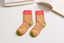 Load image into Gallery viewer, Women's Striped Cotton Socks - Soft, Breathable &amp; Stylish
