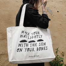 Load image into Gallery viewer, ‘Sun on Your Bones’ Canvas Bag
