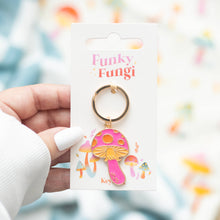 Load image into Gallery viewer, Funky Fungi Mushroom Keyring
