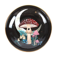 Load image into Gallery viewer, Forest Mushroom Ceramic Incense Holder Plate
