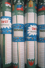 Load image into Gallery viewer, 2027 Illustrated Folk Art Wall Planner | Colourful Calendar
