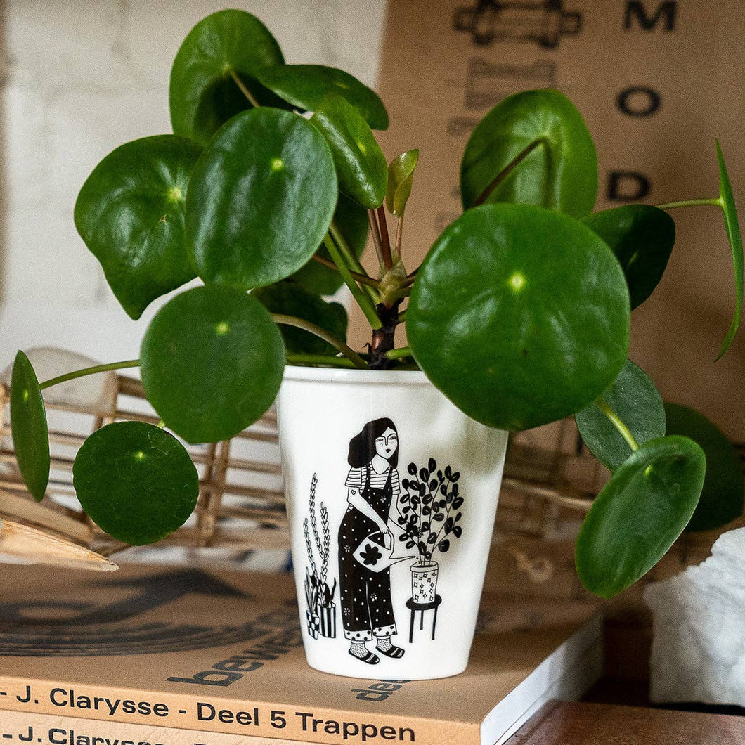 Plant Lover Porcelain Cup