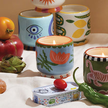 Load image into Gallery viewer, Ceramic Palm Candle - Lush Palms
