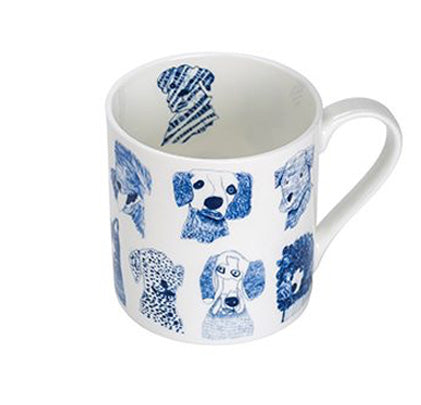 Blue Dog China Mug