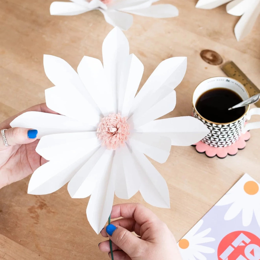 Giant Daisies Origami Kit