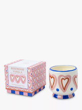 Load image into Gallery viewer, Ceramic Heart Candle - Rosewood Vanilla
