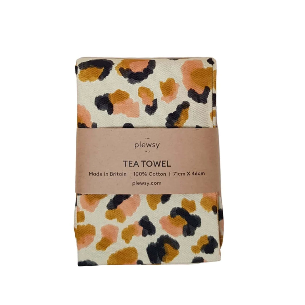 Leopard Print Tea Towel