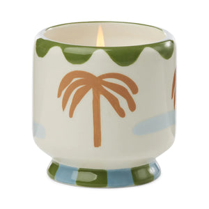 Ceramic Palm Candle - Lush Palms