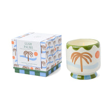 Load image into Gallery viewer, Ceramic Palm Candle - Lush Palms
