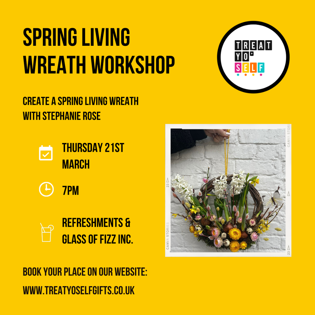 Spring Living Wreath Workshop w/ Stephanie Rose