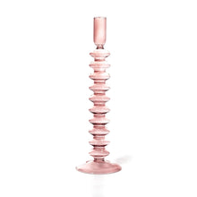 Load image into Gallery viewer, Glass Candle Holder - Rose Quartz
