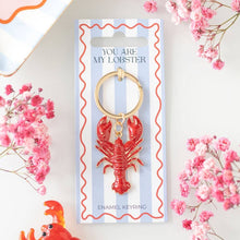 Load image into Gallery viewer, You Are My Lobster Nautical Coastal Keyring
