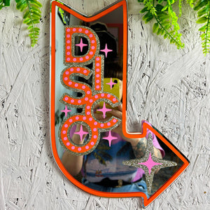 DISCO Motel Sign Mirror