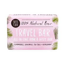 Load image into Gallery viewer, Travel Bar 100% Natural Vegan Plastic Free
