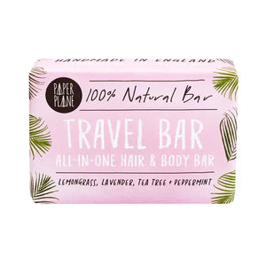 Travel Bar 100% Natural Vegan Plastic Free