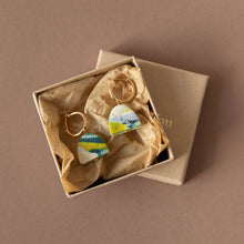 Load image into Gallery viewer, Blurred Shapes Hoop Earrings

