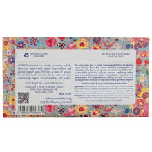 Load image into Gallery viewer, Floral Bright, Dark Chocolate Bar with Orange &amp; Popping Candy pieces
