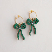 Load image into Gallery viewer, Bow Hoop Earrings
