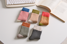 Load image into Gallery viewer, Women's Striped Cotton Socks - Soft, Breathable &amp; Stylish
