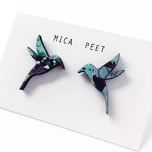 Load image into Gallery viewer, Hummingbird Stud Earrings
