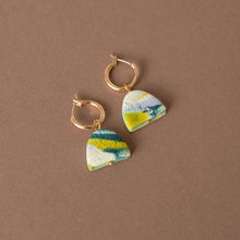 Load image into Gallery viewer, Blurred Shapes Hoop Earrings
