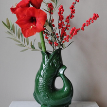 Load image into Gallery viewer, Green Original Gluggle Jug
