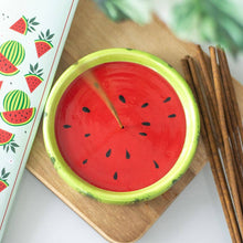 Load image into Gallery viewer, Watermelon Ceramic Incense Holder Plate
