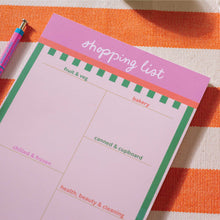 Load image into Gallery viewer, Cabana Stripe - Shopping List Pad A5
