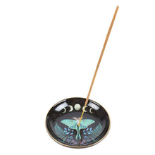 Load image into Gallery viewer, Luna Moth Ceramic Incense Holder Plate

