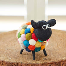 Load image into Gallery viewer, Felt Sheep Ornament - Handmade
