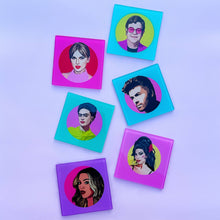Load image into Gallery viewer, Coasters 'GEORGE - BLUE' by DOLLY WOLFE
