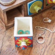 Load image into Gallery viewer, Mango Wood And Ceramic Set Of Drawers - Jewelry Box
