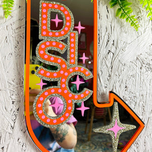 DISCO Motel Sign Mirror