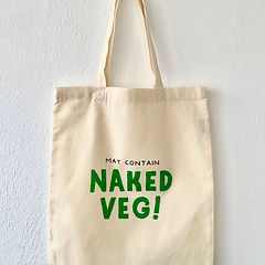 Naked Veg Tote Bag