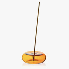 Load image into Gallery viewer, Glass Incense Holder - Yellow
