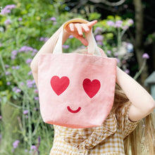 Load image into Gallery viewer, Heart Eyes - Little Pink Bag

